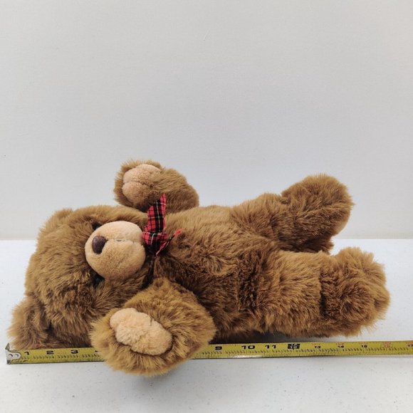 A & B Novelty Teddy Bear 1982 Light Brown Plush Stuffed Animal Vintage - Picture 10 of 12